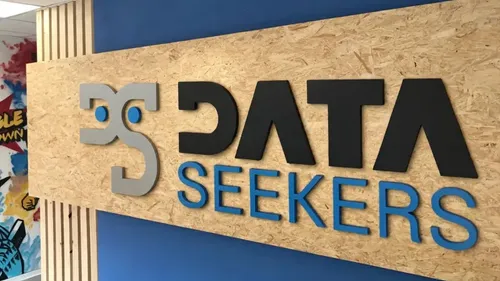 Data Seekers sign at its Málaga offices