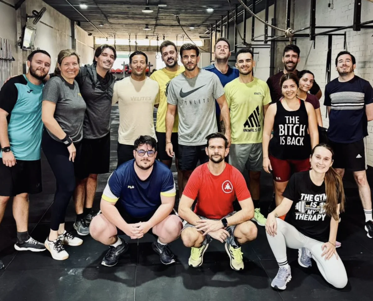 Equipo de Data Seekers en el box de CrossFit